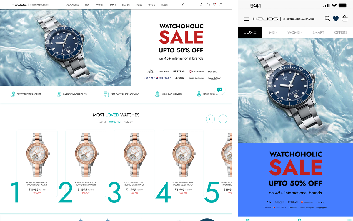 Helios Watch Store