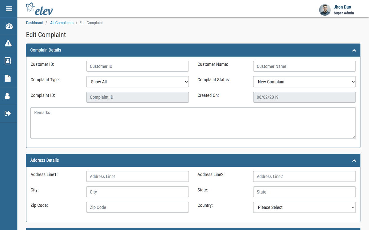 Eleventure Application